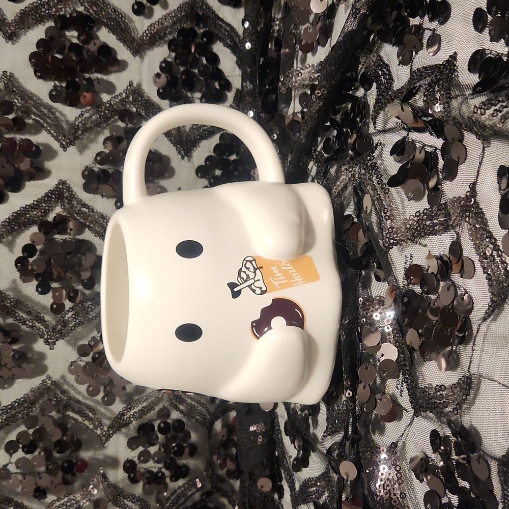 👻2024 Tim Hortons Holiday Coffee Mug Ghost Halloween Color Changing NEW